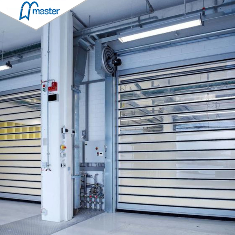 Aluminum Alloy Industrial Automatic Metal Thermal Insulated High Speed Performance Roll up Fast Roller Shutter High Speed Spiral Door