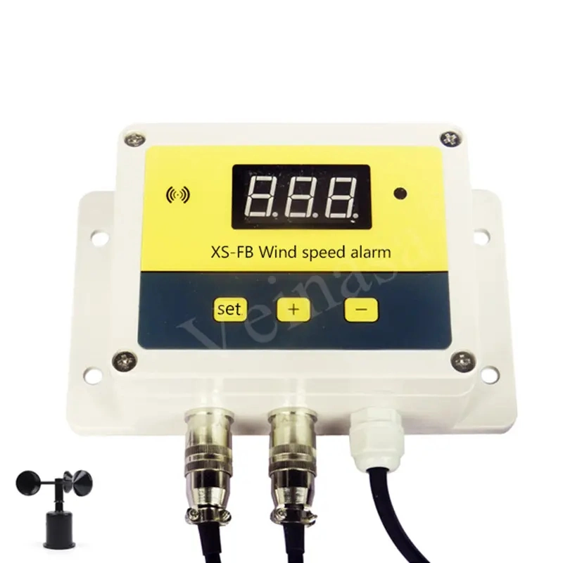 Modbus Xs-Fb pequeño Sensor de medición de velocidad de alarma anemómetro instrumento para la grúa torre Barco Barco Marine