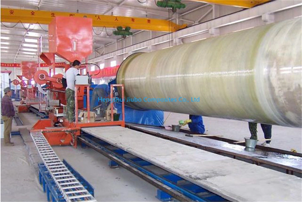 Length-Fixed Filament Winding Machine for Fiberglass GRP Pipes