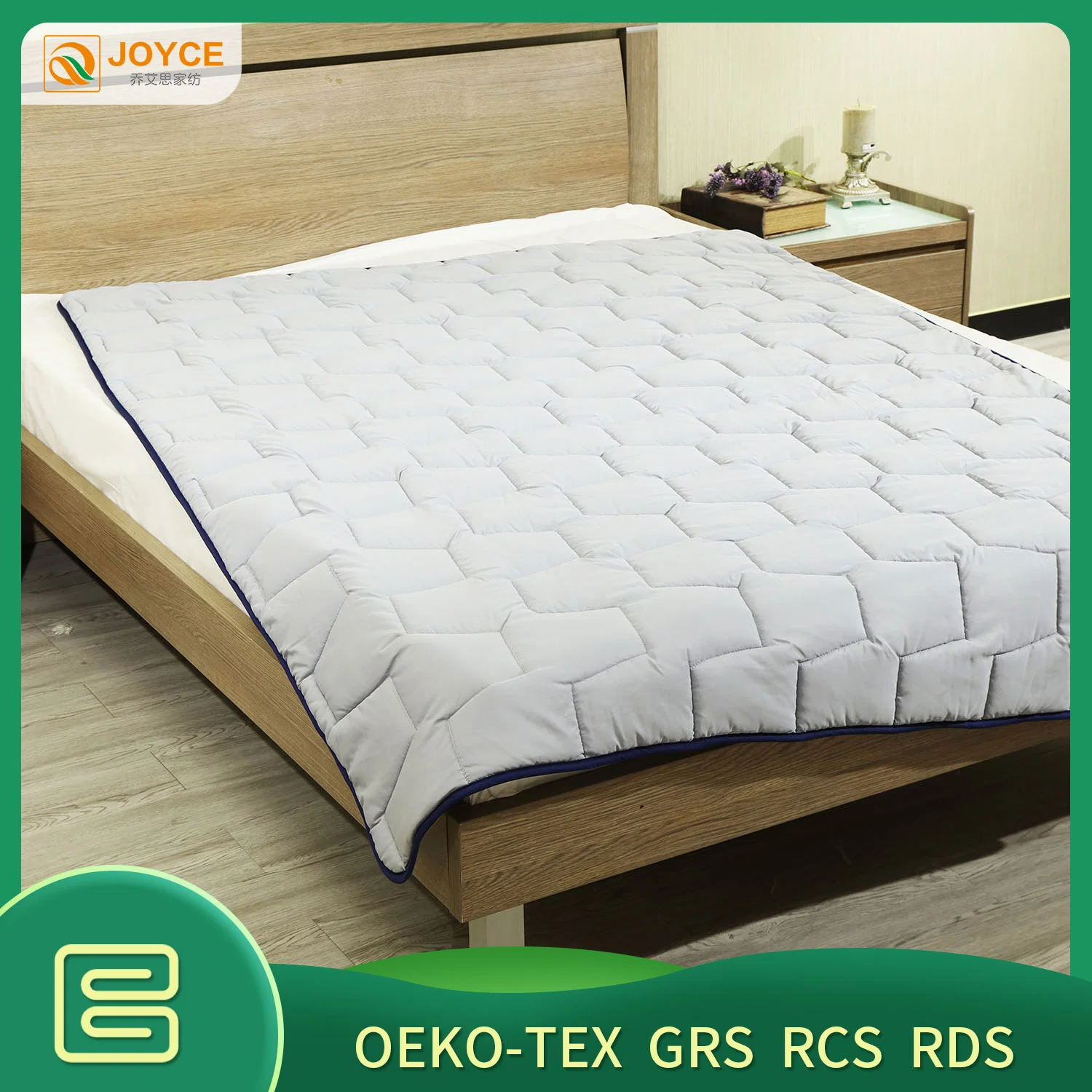 Light Weight Breathable Reversible Microfiber Comforter Bedding Products