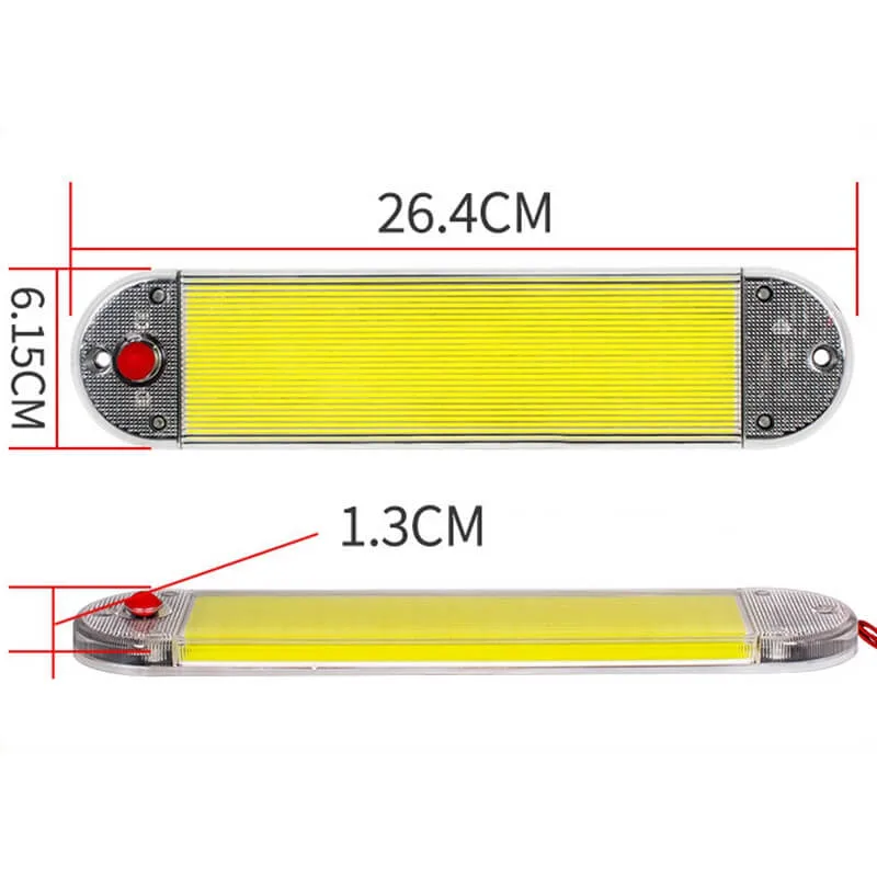 Wohnmobil Innenbeleuchtung 3 Farbe Camper Licht dimmbar Caravan Decke Dome-Lichtschalter Camper/Truck/Boat/Marine LED 12V Licht LED-Auto-Licht LED-Beleuchtung für Bus Van