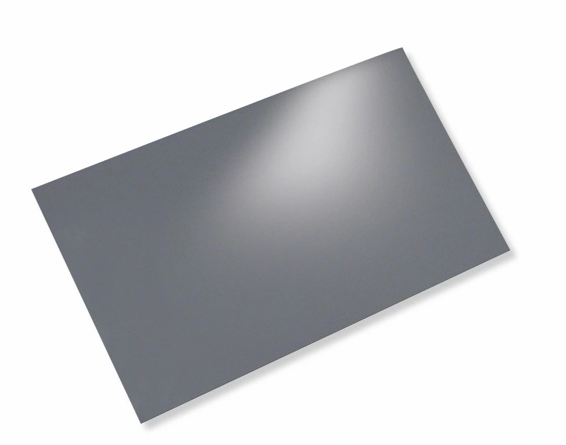 0.8mm Solid Deep Grey Color Plastic Pet Sheet for Furniture Panel