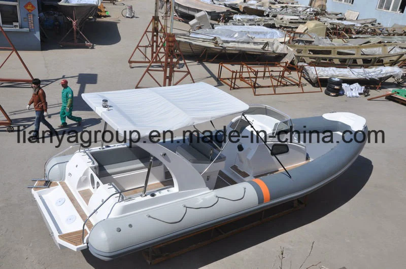 Liya 8.3m Inflatable Boat Rib Luxury Sport Yacht