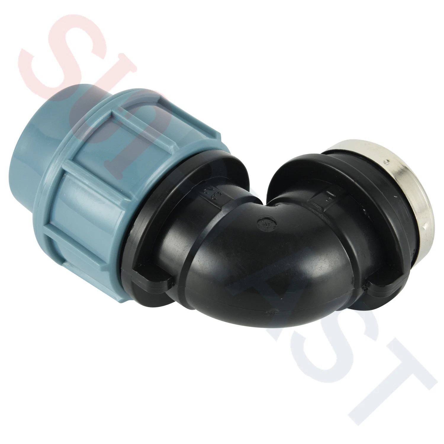 Pn16 Female Elbow PP Clamp Saddle HDPE Pipe Fitting Ball Valves PP Compression Fittings