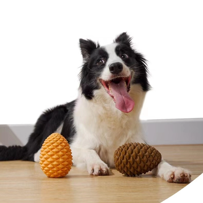 Bionic Pinecone Dog Toys Interaktive Pet Food Leaky Balls Intelligenz Spielzeug