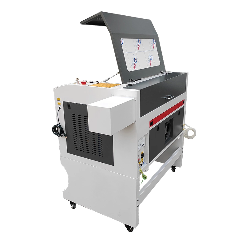 6090 CO2 CNC automática 60W/80W/100W/130W grabadora láser de cuero tejido acrílico del Panel de artesanía de madera de corte láser de alta precisión