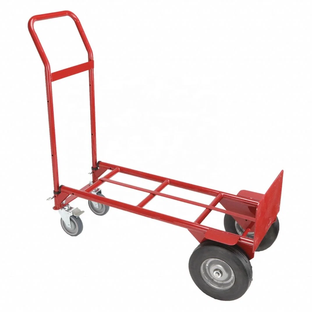 Ht2009 Multi Purpose Industrial Metal Logistic Hand Cart Transport Hand Trolley for Loading