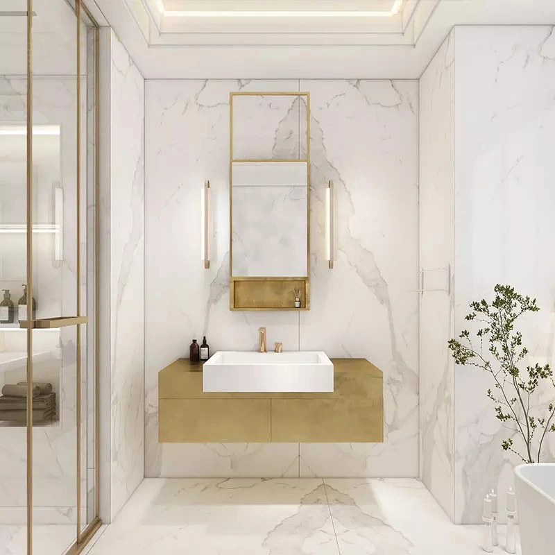 Cuarto de baño muebles de madera maciza armarios baño Vanidad de vanidades