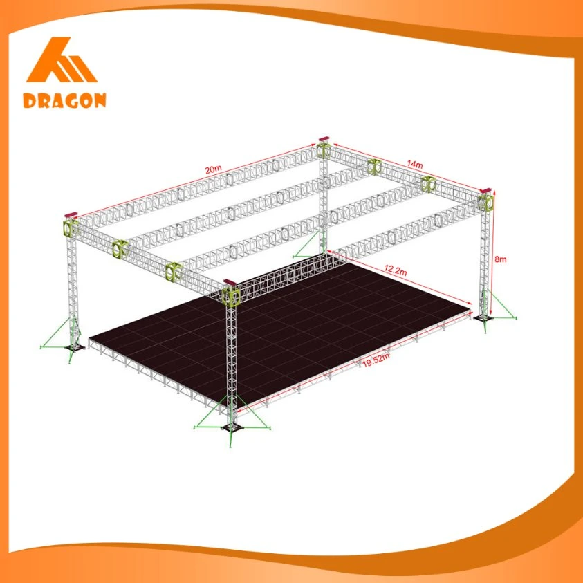 Dragon High quality/High cost performance Aluminum Lighting Truss Screw for Event Concert Stage