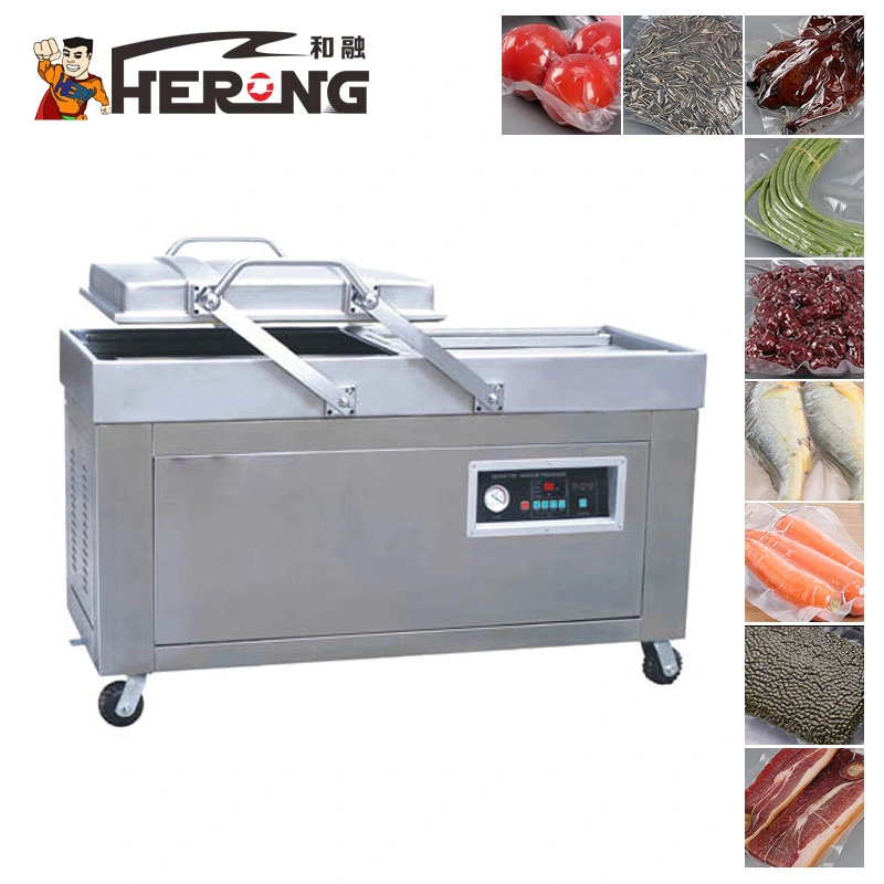 Hero Brand Machine Pillow China Automatic Bean Local Food Pickle Fruit and Vegetable Vacuum Packing Device