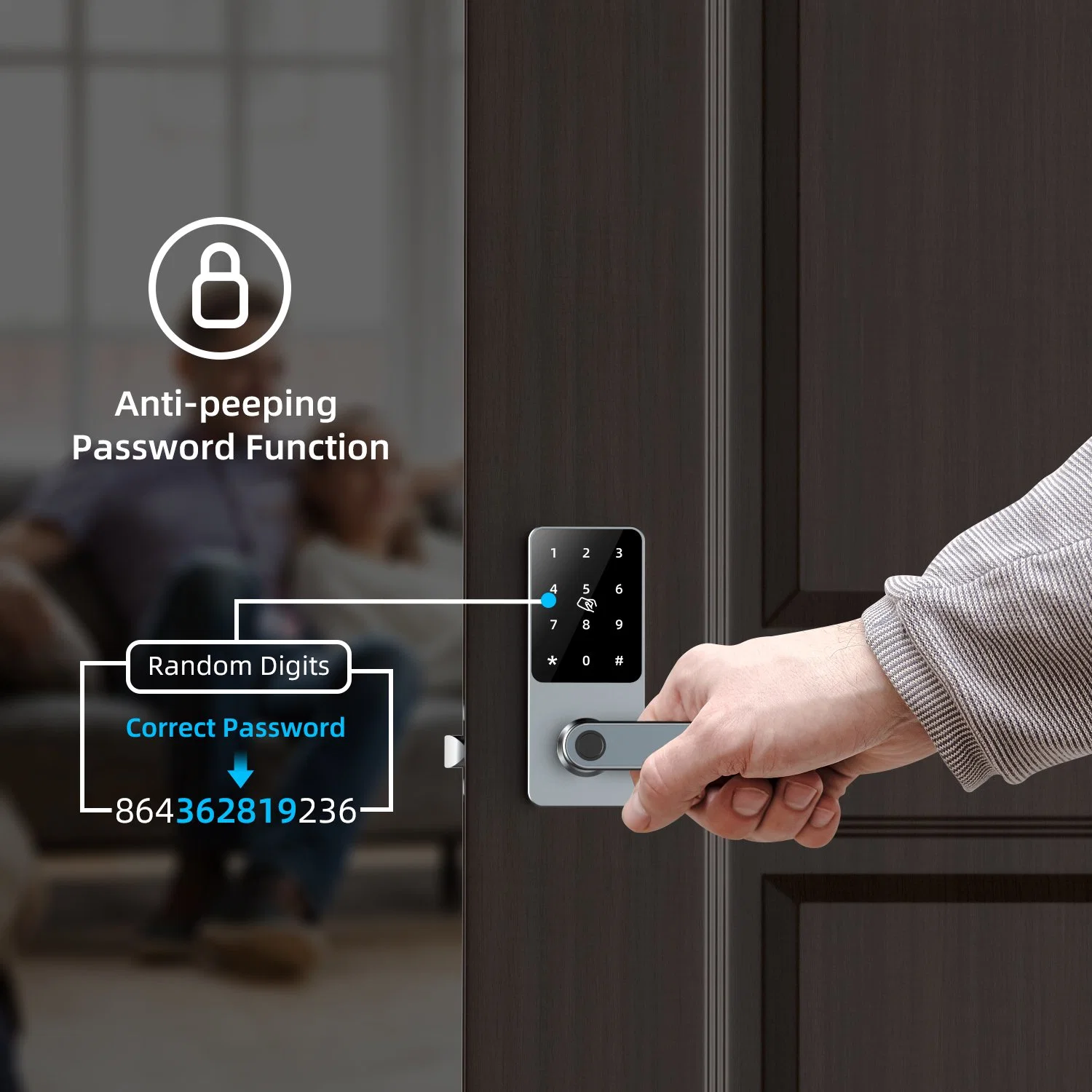 Ttlock APP Time Limit Password Rental House Deadbolt Door Lock