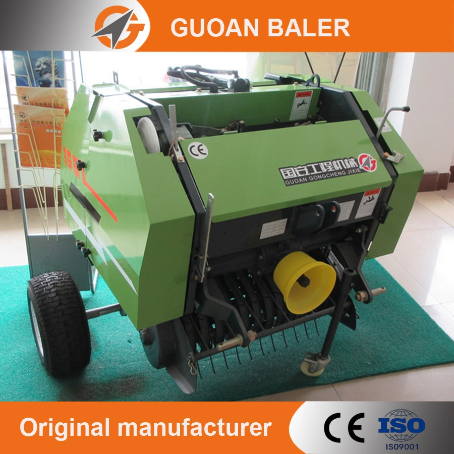 Small Volume Large Capacity Round Hay Baler Walking Tractor