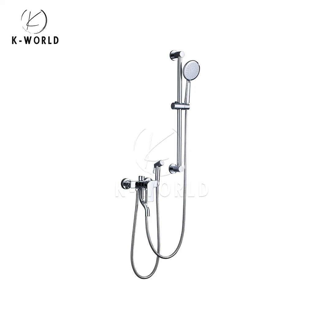 K-World Bathroom Bath Shower Faucet Fabricators ODM Custom Twin Shower Set China Craftsmanship Bathroom Shower System Set