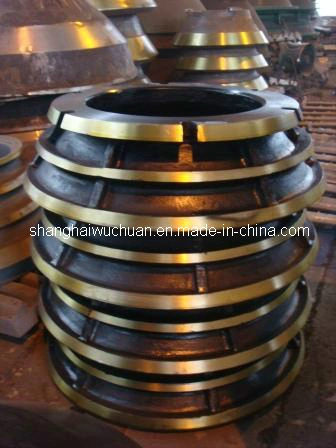 Mantle Bowl Liner Concave, Cone Crusher Wear Liner Manganese Casting Spare Parts