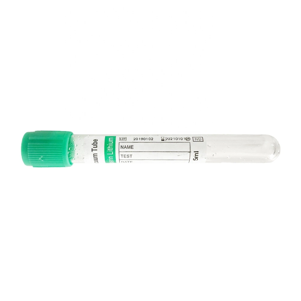 Professional Manufacture CE ISO Vacuum Blood Collection Heparin Tube