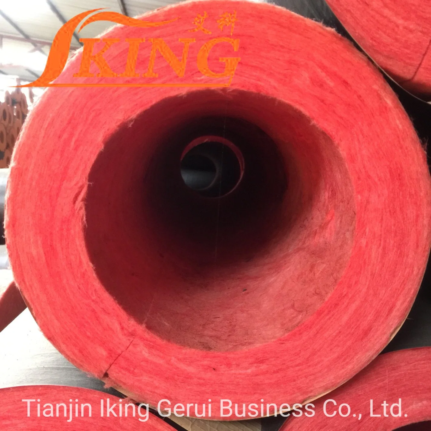 Fireproof Glass Wool Pipe Insulation Air Conditioning Glass Wool Duct