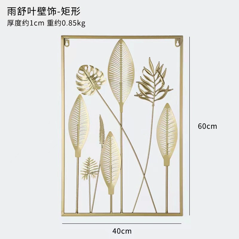 Flower Large Interior Display Hanging Metal Modern Gold Luxury Art Wall Decoration