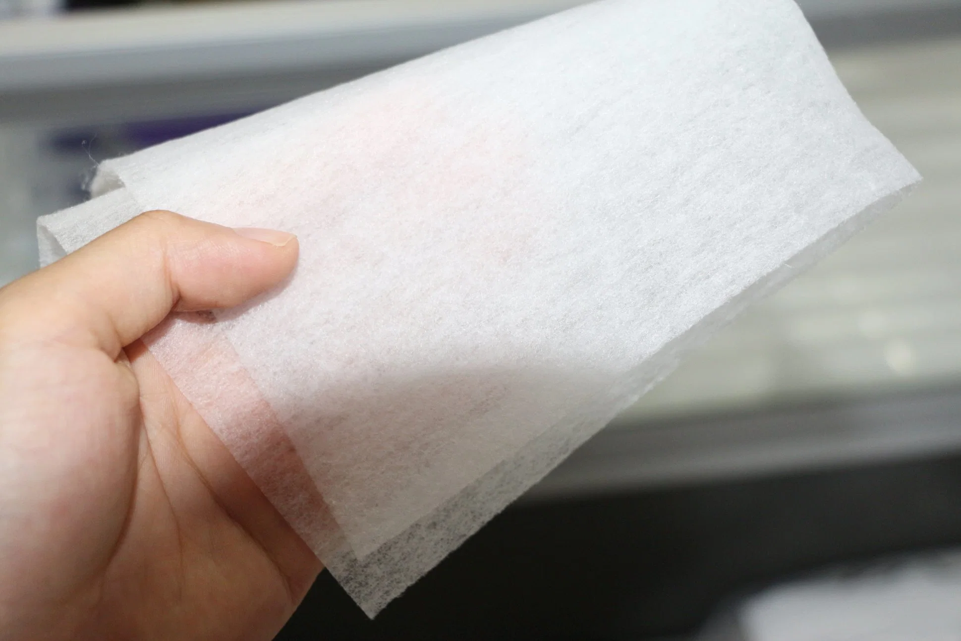 Air Permeability Filter Material Hot Air Through Nonwoven Fabric