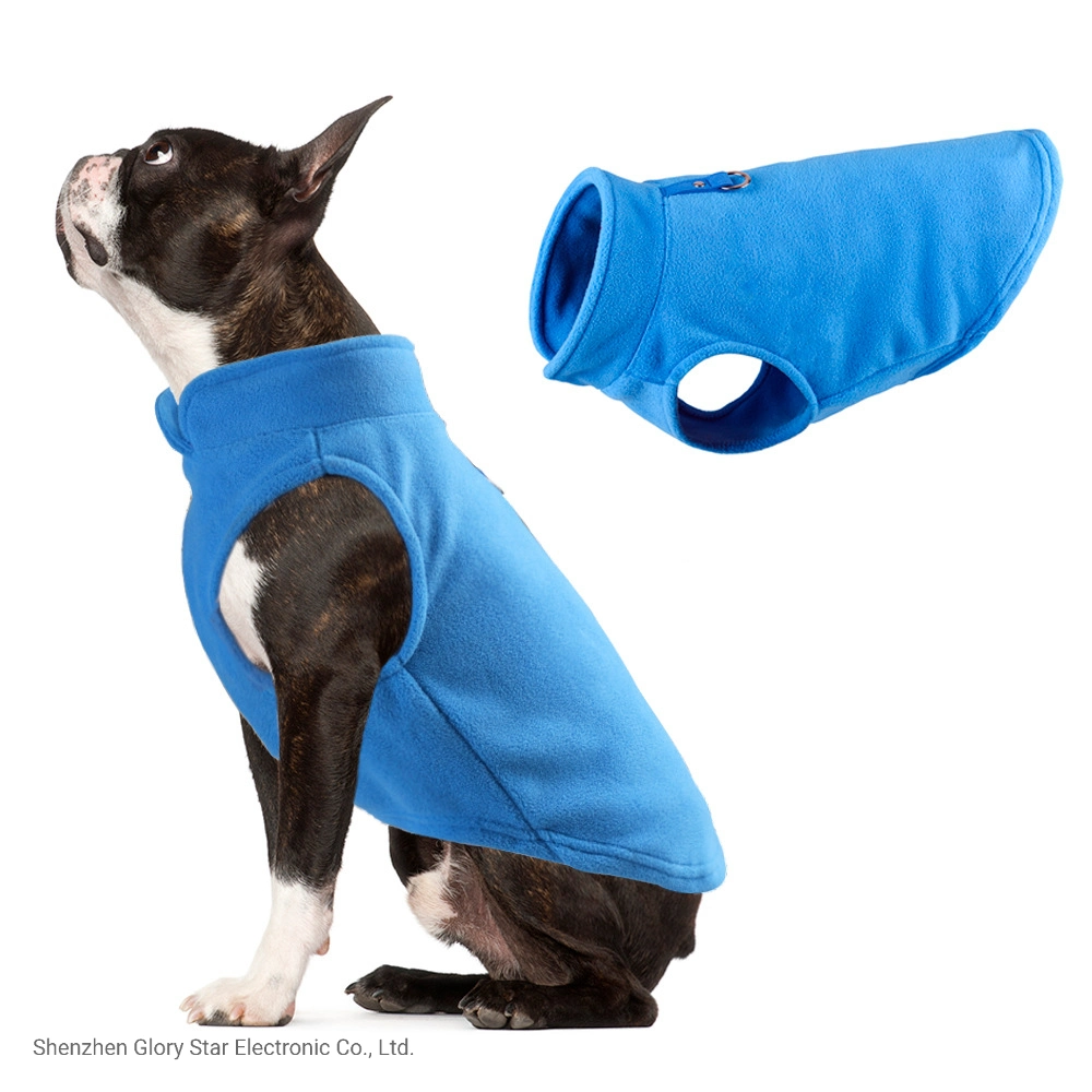 Suave forro polar cálido multicolor perro mascota Ropa de Vestir