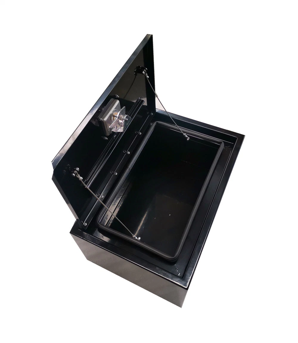 Custom Waterproof Heavy Duty Flushed Recessed Door Under Body Truck Tool Box Metal Steel