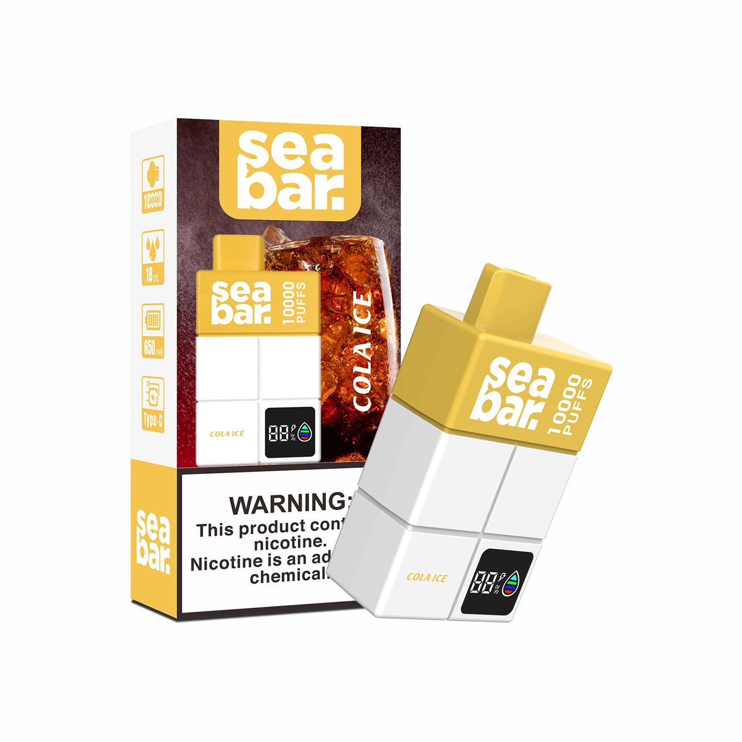 Sea Bar 10K Wholesale/Supplier Disposable/Chargeable Vape Pen Vapes Electronic Cigarette Seabar 10000puff E Zigarette 10000 Puffs