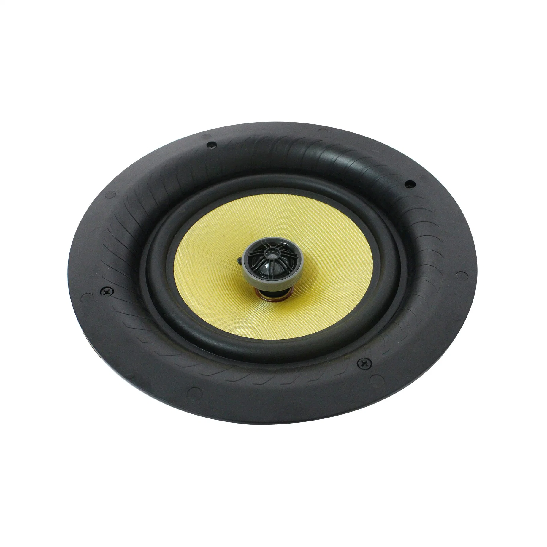 PA Celiing Speaker 6" Rimless Bluetooth Active 2 Way Ceiling Speaker with Line in 2*40W Set 1 Master Speaker 1 Passive Speaker CB-640lt