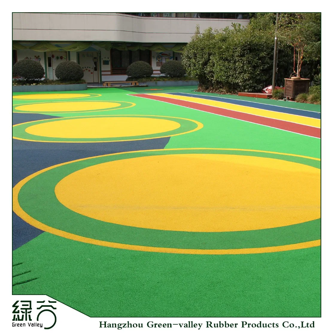 Multipurpose Colorful EPDM Rubber Granules Playground Racetrack