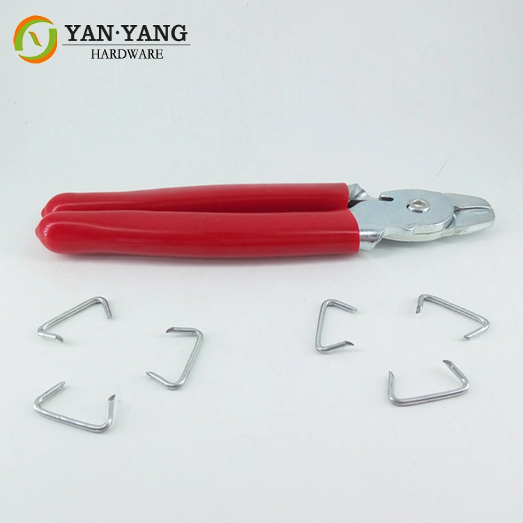 Furniture Hardware Straight Head Metal Manual Hog Ring Pliers