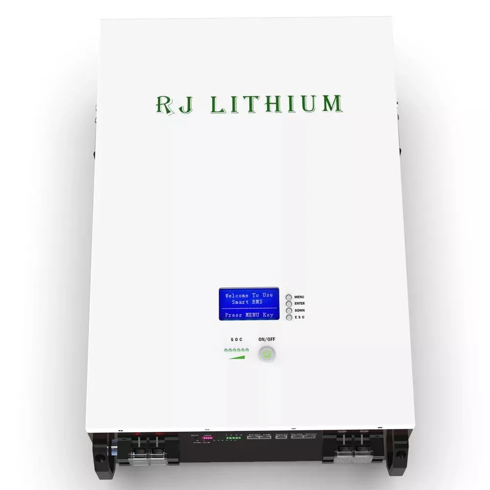 Foshan Rj l'énergie 51.2V 48V 200Ah Powerwall 10kwh Household Energy Storage compatible RoHS