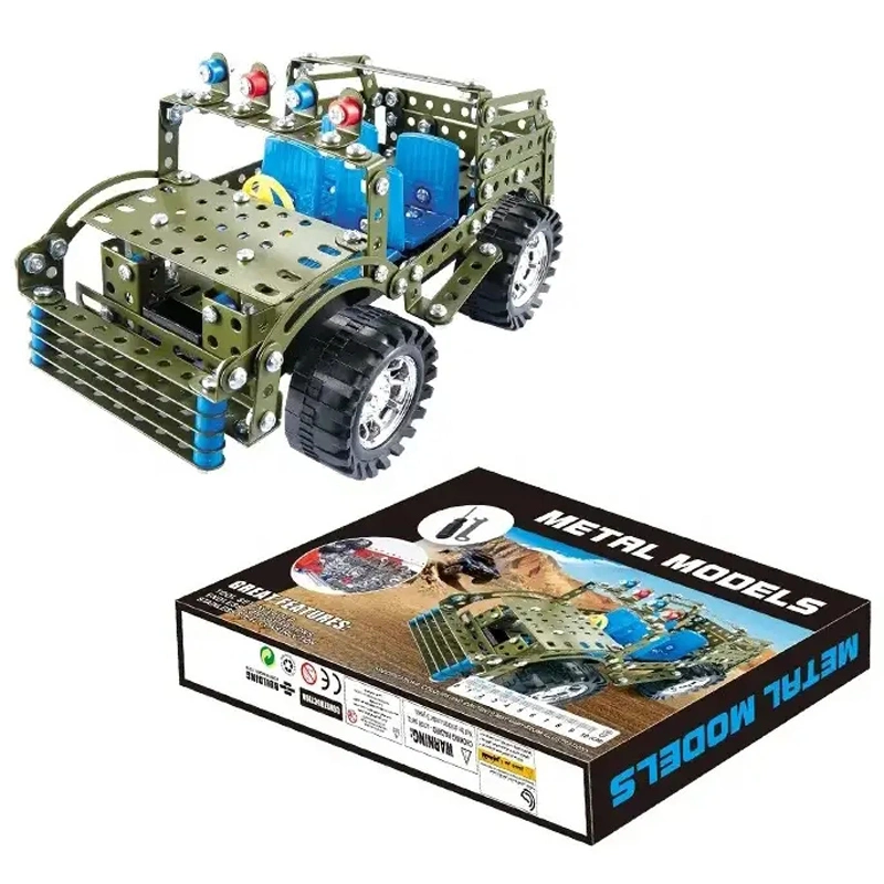 Intelectual creativo 3D Puzzle DIY Juguetes educativos bloques de construcción de ladrillos Con 283 piezas de bloque de construcción regalo para Boy