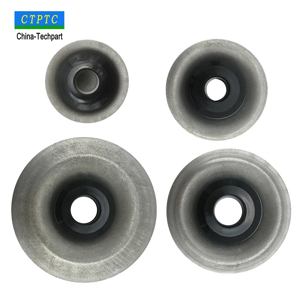 Idler Conveyor Roller End Caps Metal Bearing Housing with SPCC Cover & POM Seals