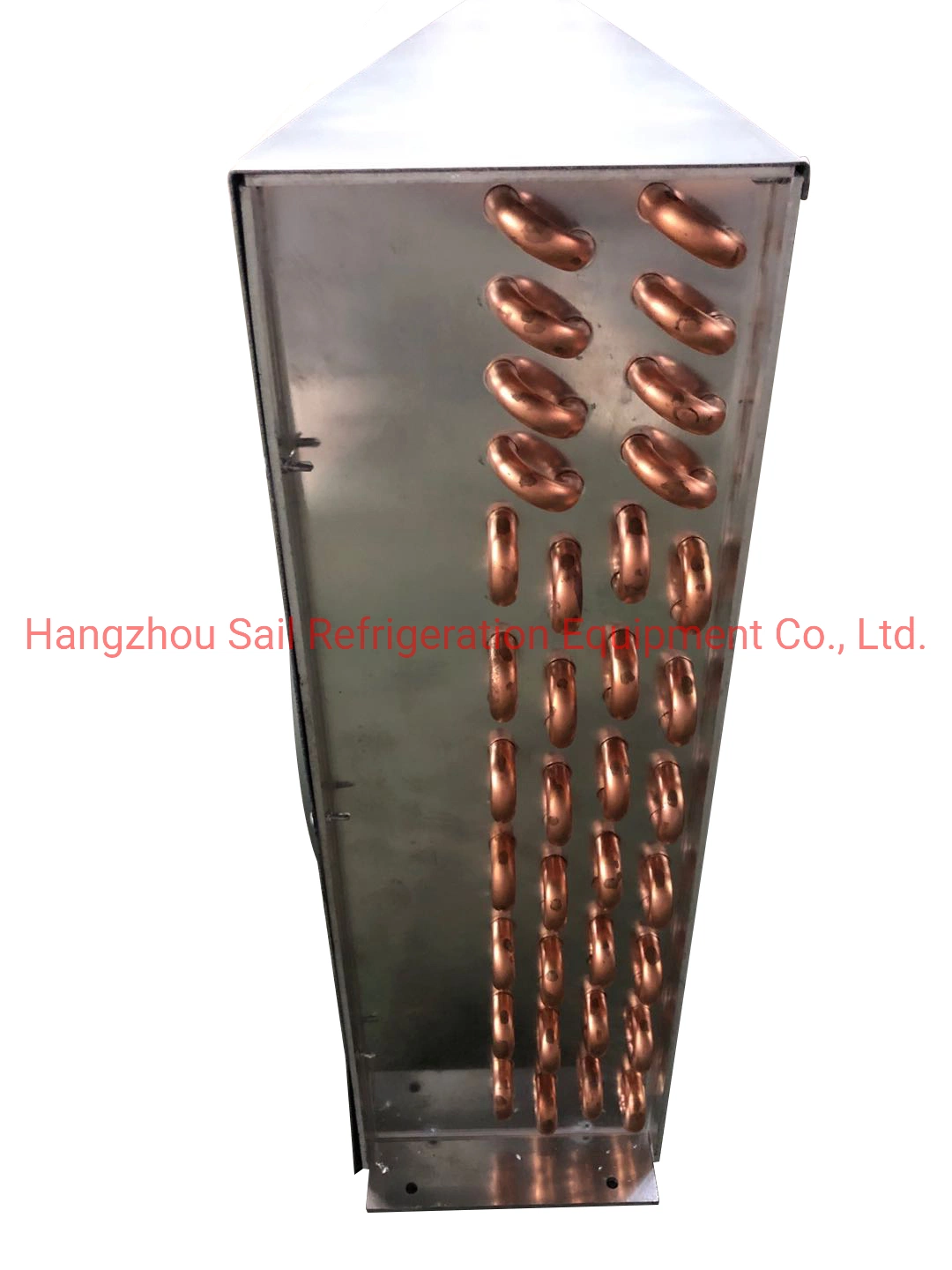 Professional refroidi par air échangeur de chaleur chiller tube en cuivre fin en aluminium spire du condenseur