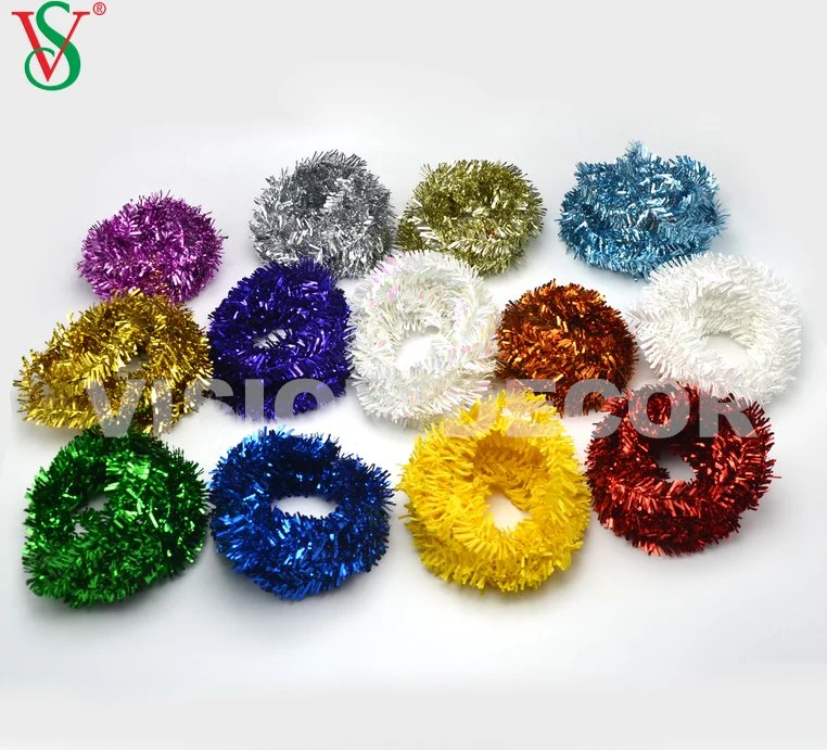 Pet Net Mesh Tinsel Carpet Garland Grass for Christmas Decoration Material