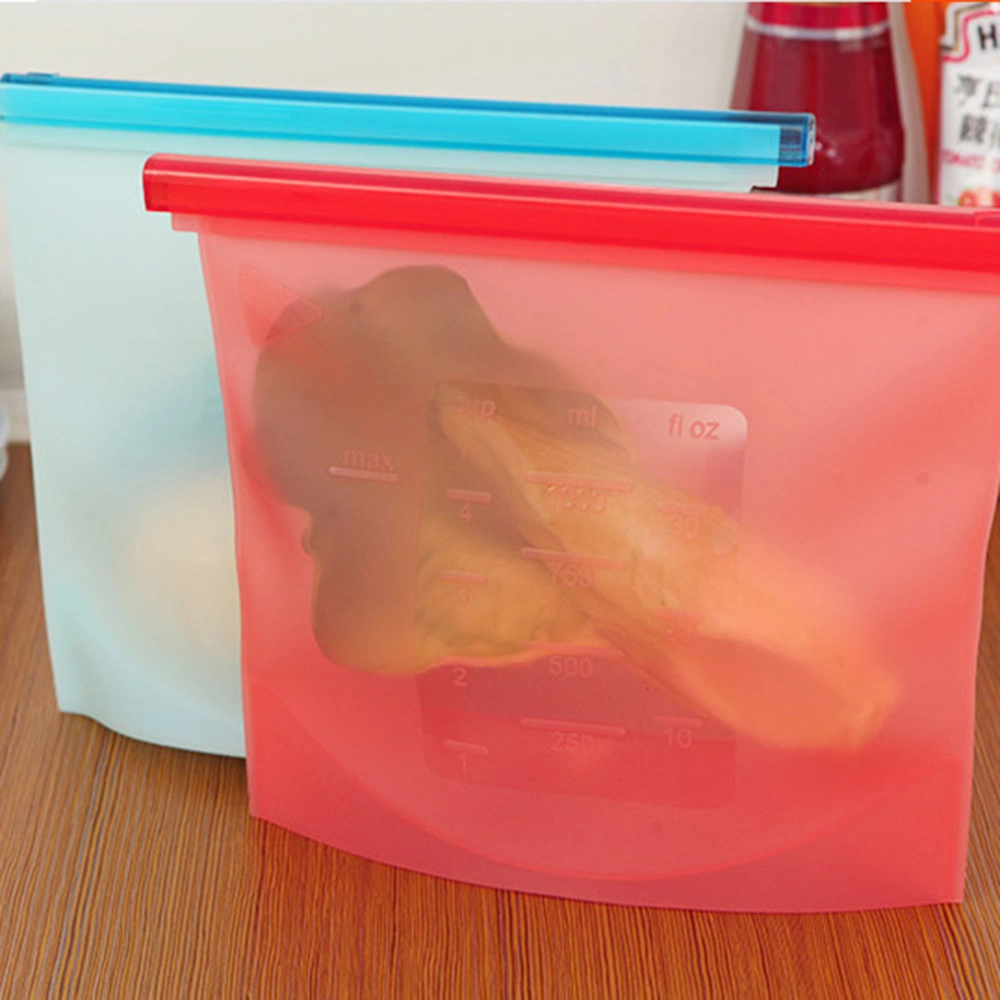 Airtight Seal Food Storage Container Reusable Cooking Bag Silicone Mi10244