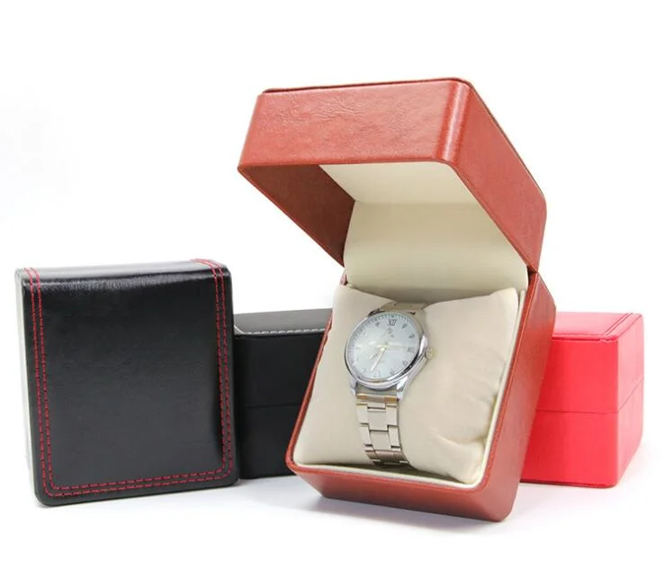 High Grade PU Leather Watch Gift Box Custom Logo