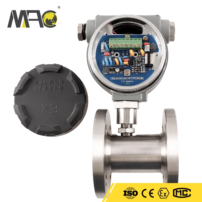 Digital LCD Disaply Diesel Fuel Flow Meter Turbine Flowmeter Pulse Output