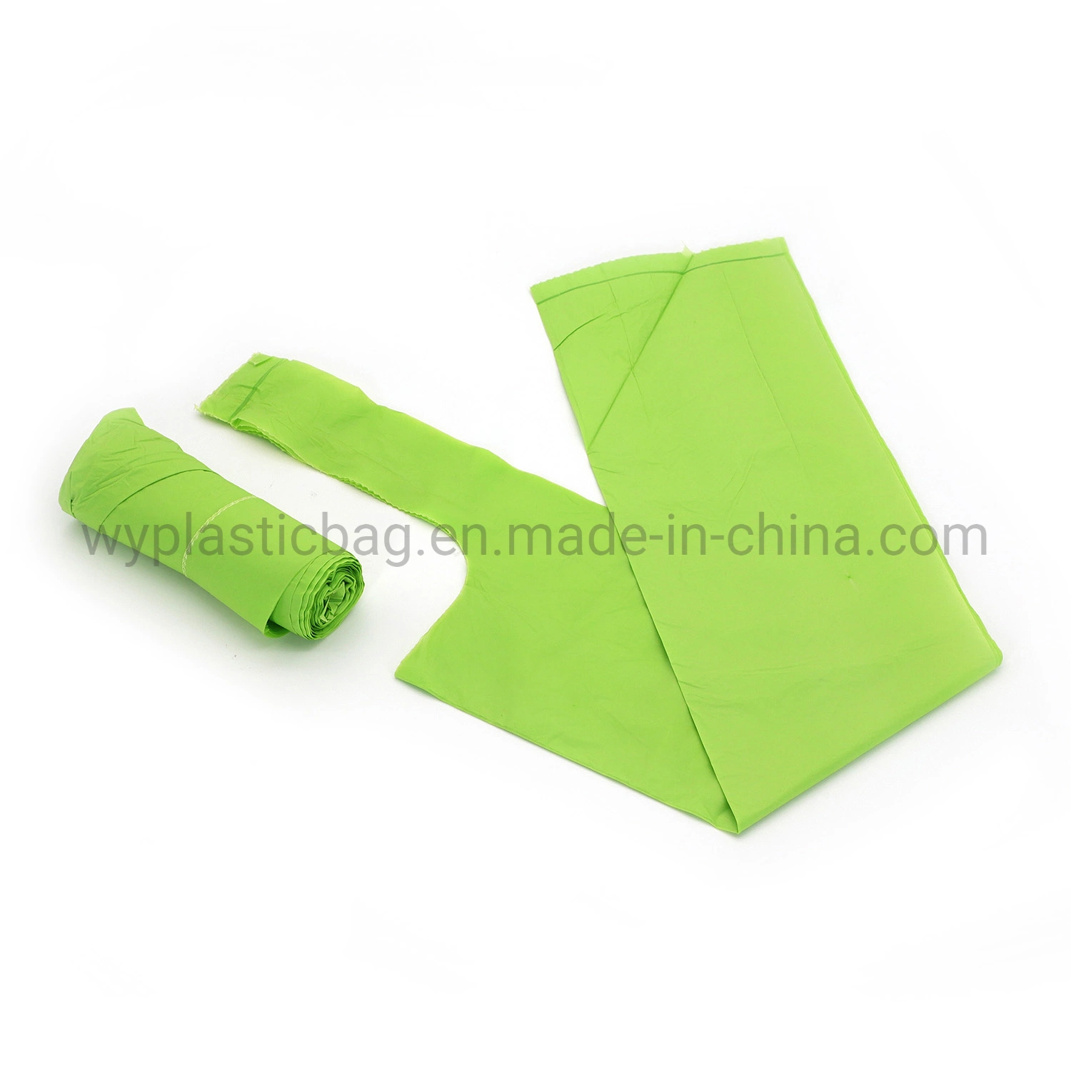 Manufacturer Heavy Duty Black Eco Friendly HDPE Plastic 100% Biodegradable Garbage