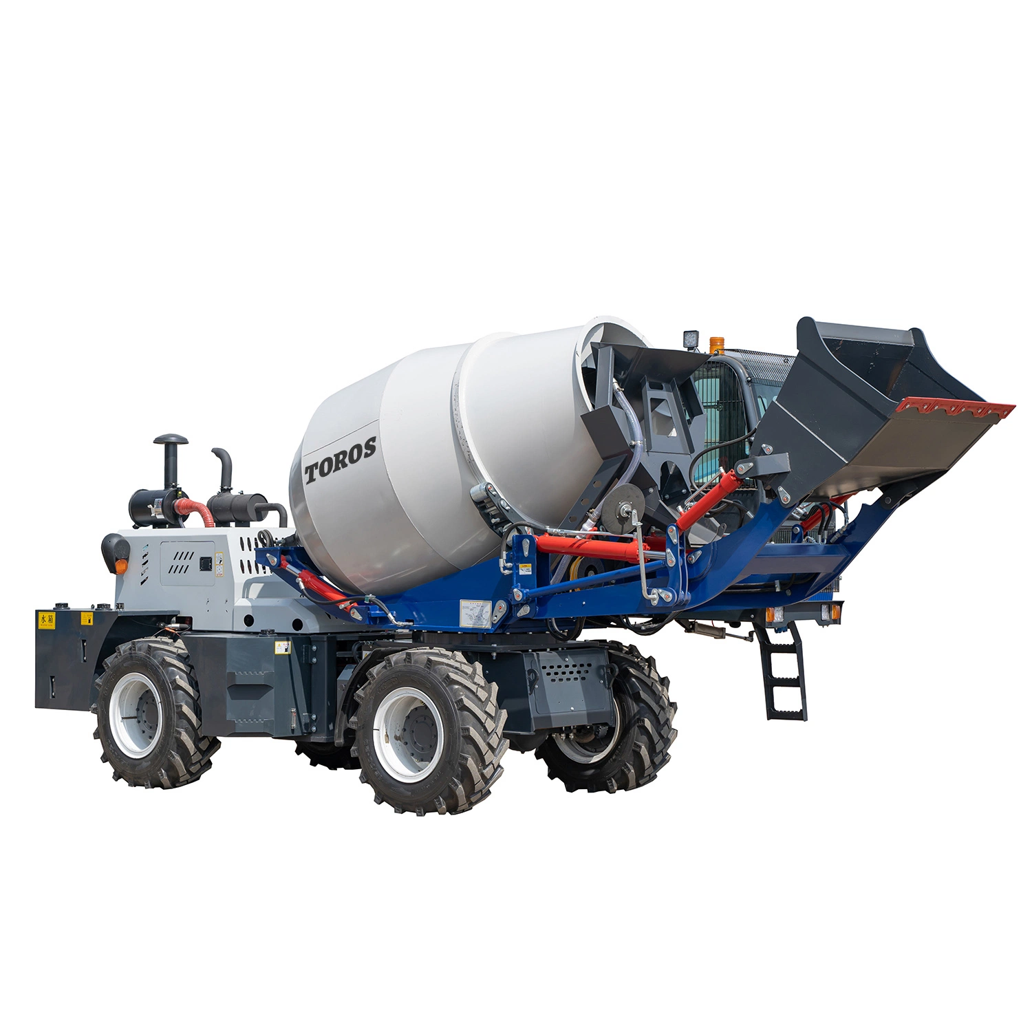 Small Self Loading Concrete Mixers Cement Mixer Prices Concrete Machine Factori Mobile Concrete Batching Mixer for Sale