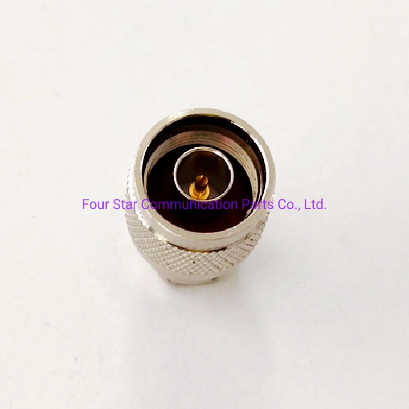 الهوائي سلك مقاوم للمياه سلك RF Coaxial N من النوع Male Clamp موصل الكابل LMR300