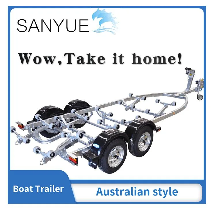 5.5 M Galvanized Boat Trailer