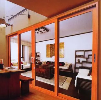 Aluminium Alloy and Wood Lift-Sliding Door with Multiple Rail for Different Needs