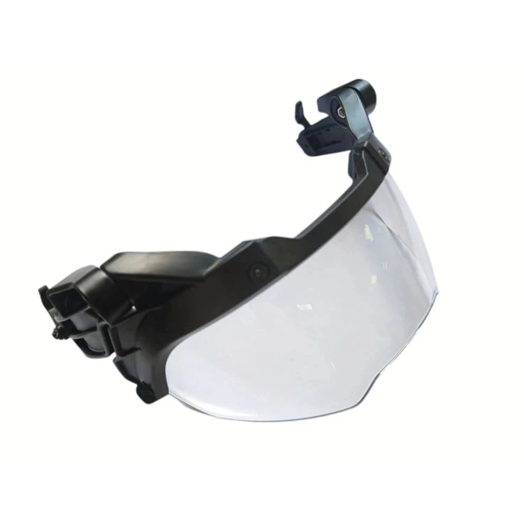 Casco rápido Goggle Visor claro