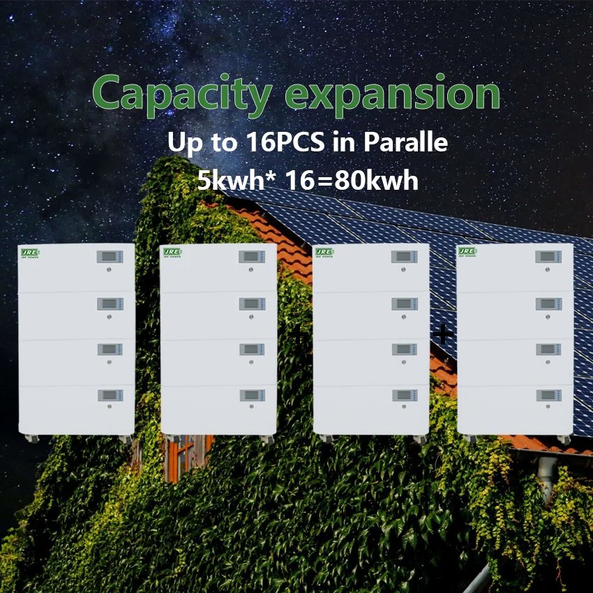 LiFePO4 apilable 48V 100ah 200ah 300AH 10kwh 15kwh 20kwh solar Batería de litio