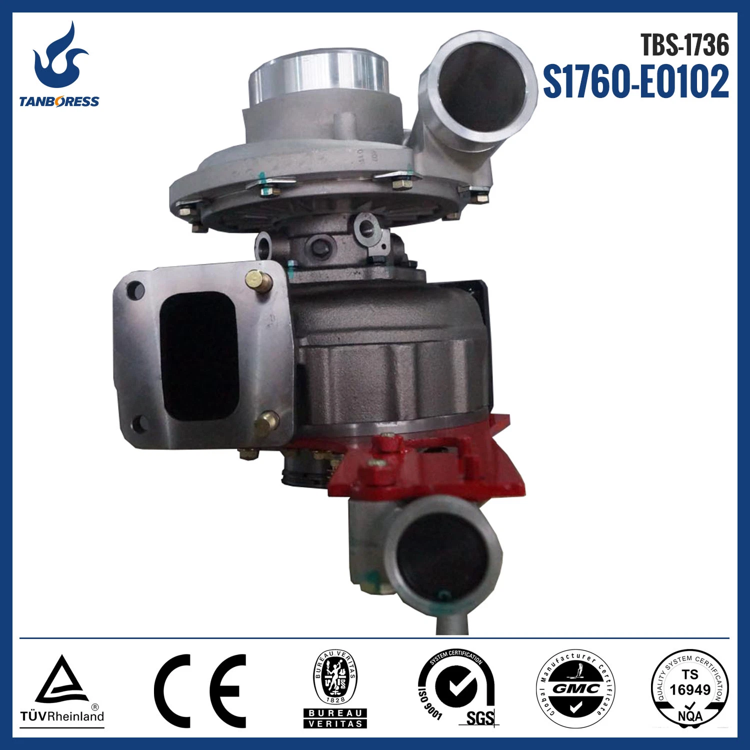 RHG Hino8V refrigerado por agua VXCX VXCX 24100-42210889 a S1760E0101 Turbo turbo CHRA piezas de repuesto para el motor: YK39 E13CT E13C-TN