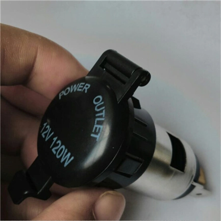 12V 120W Motorcycle Power Socket Cigarette Lighter