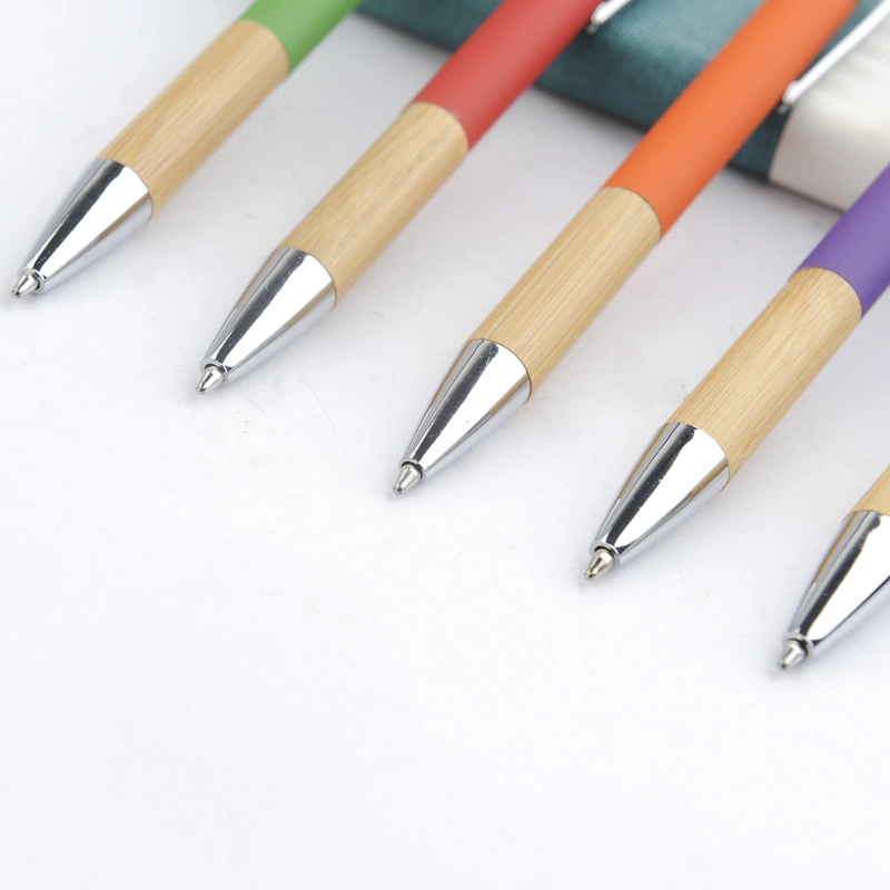 Pen Supplier Marketing Promotional Aluminum Bamboo Screen Stylus Metal Pen