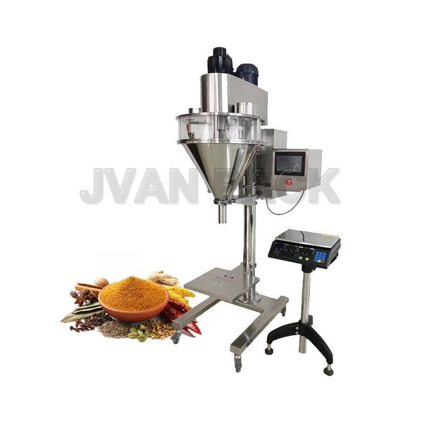 Df-a Semi Automatic Black Pepper Auger Dose Filler White Salt Powder Dosing Filling Packing Machine for Sachets Bottles