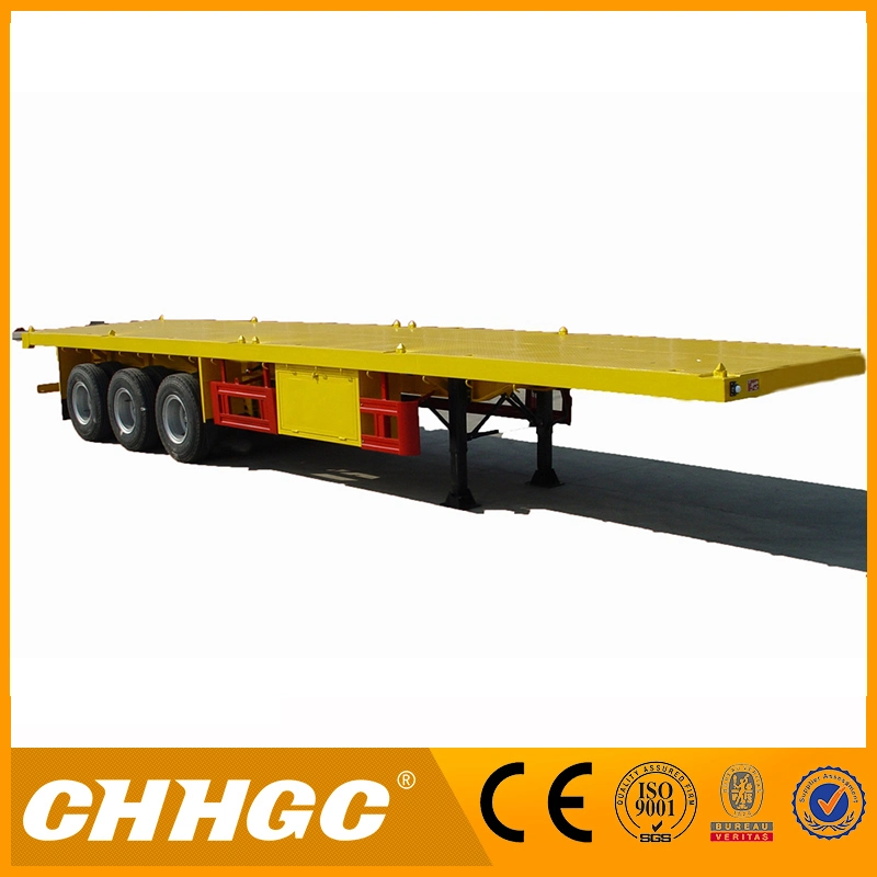 3 Achse Flachbett Container Semi Trailer Semi Truck