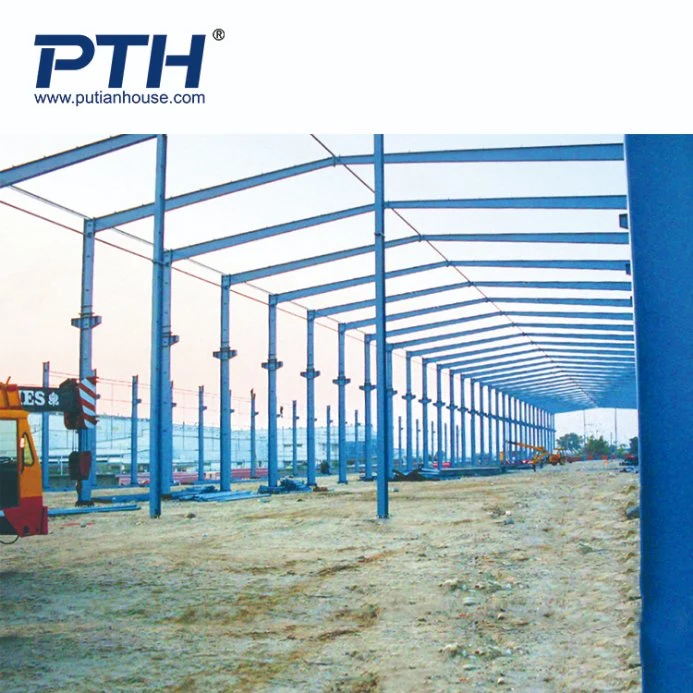 Prefabricated Building Project in India Steel Structrue for Warehouse