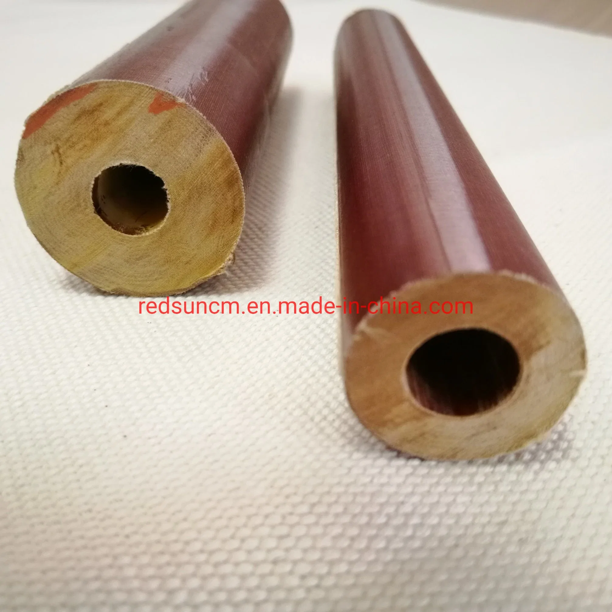 Hot Sale 3526 Phenolic Resin Cotton Tube Electrical Insulation Tube with Brown Color